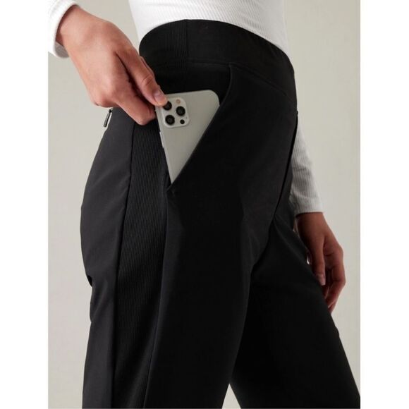 Athleta Brooklyn Mid Rise Ankle Pant Black Size 6 New NWOT - Picture 6 of 16